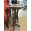Image 2 : Vintage Walnut End Table - 12" x 19" x 24" tall