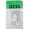 Image 1 : 1 Oz. Samurai Warrior .999 Silver Bar