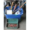 Image 1 : Tote and Tool Box with Contents