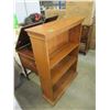 Image 1 : Pine Book Shelf - 11" x 35" x 48" tall