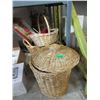 Image 1 : 7 Assorted Wicker Baskets