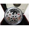Image 2 : 2011 Canada Fine Silver Crystal Snowflake Coin