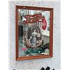Image 1 : Wood Framed Pepsi Wall Mirror - 18" x 24"