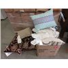 Image 1 : Box of Assorted Throw Cushions