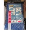 Image 1 : New 10' x 20' Blue Western Rugged Tarp