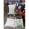 Image 1 : Box of Assorted Throw Cushions