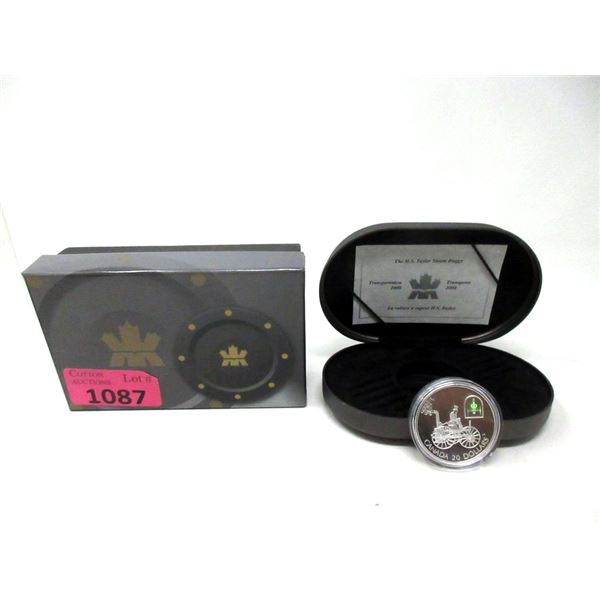 2000 Canada $20 Sterling Silver 1 Troy Oz. Coin