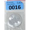 Image 1 : 1 Oz .9999 Fine Silver 2014 Canada Maple Leaf Coin