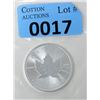 Image 1 : 1 Oz .9999 Fine Silver 2020 Canada Maple Leaf Coin