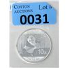 Image 1 : 2014 Fine Silver Chinese 10 Yuan Panda Coin