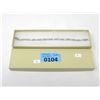Image 2 : 6.84 CTW White Topaz & Diamond Tennis Bracelet