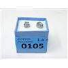 Image 2 : New 3.5 CT Green Amethyst & Diamond Earrings