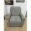 Image 1 : Grey Fabric Rocking Swivel Recliner