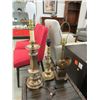 Image 1 : 3 Large Table Lamps with Metal Bases