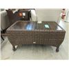 Image 1 : New Ratana Resin Patio Coffee Table -Metal Top