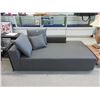 Image 1 : New 77" Grey Fabric Sofa with 3 Cushions