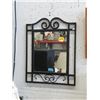 Image 1 : Metal Framed Wall Mirror - 20" x 26"