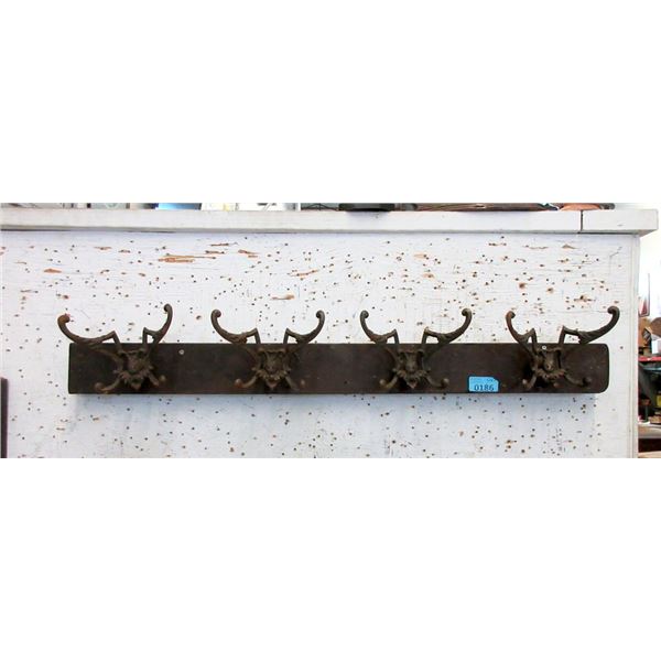 Wood and Metal Coat Rack - 38" Wide