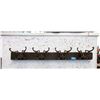 Image 1 : Wood and Metal Coat Rack - 38" Wide