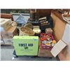 Image 1 : Skid of Assorted Storage Locker Goods