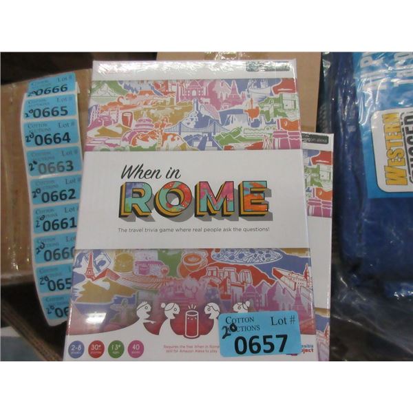 20 New "When in Rome" Travel Trivia Games