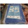 Image 1 : 2 New 10' x 16' All Purpose Blue Tarps