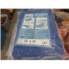 Image 1 : 2 New 10' x 16' All Purpose Blue Tarps