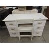 Image 1 : White Wood Desk & Chair