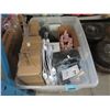Image 1 : Tote of Household Goods and Hair Products