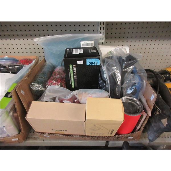 Box of Clothing, Socks & More