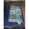 Image 1 : 12' x 24' All Purpose Blue Tarp