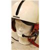 Image 1 : Saigon era helicopter jet helmet w/ helicopter survivor helicopter vest