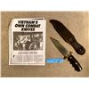 Image 1 : Saigon in country handmade out of railway steel - Handmade Bowie knife