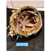Image 2 : American WWll ? M1 Steel pot helmet with camouflage