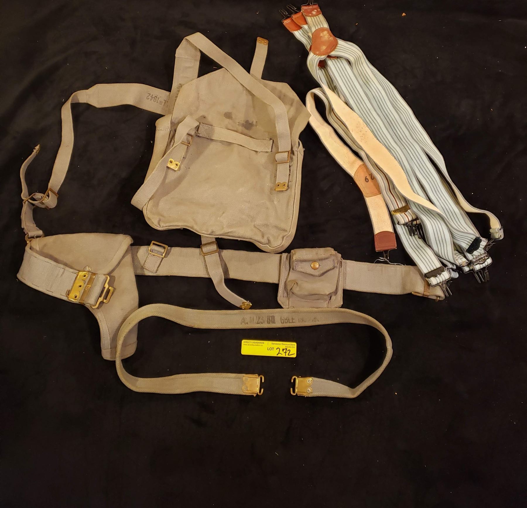 Ww2 Rasc Webbing WWII RCAF WWII RCAF Combat Webbing