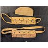 Image 2 : One American Side Cap WW1 Lieutenant two French  WW1 bandoliers one PO8 British Belt