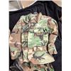 Image 2 : Two woodland camouflage American jackets and pants and size 10.5 boots and size 9 booths
