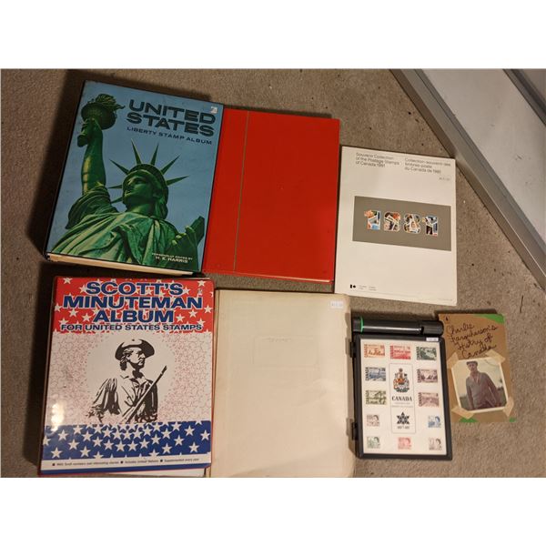 A box lot of highly collectible postage stamps (US & Canada)