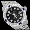 Image 1 : Rolex Men's Stainless Steel, QuickSet, Diam Dial & Diam/Sapphire Bezel