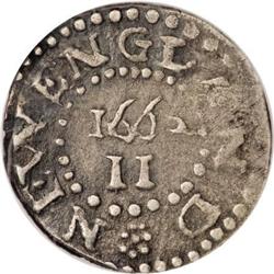 1662 2PENCE Oak Tree Twopence XF45 NGC