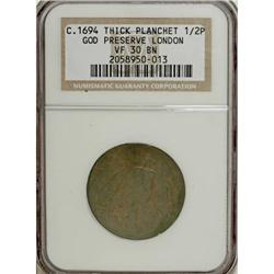 (1694) TOKEN London Elephant Token, Thick