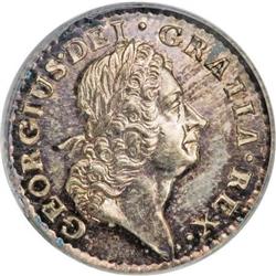 1723 FARTH Hibernia Pattern Farthing, Silver