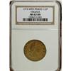 1773 Virginia Halfpenny, Period MS62 Brown NGC
