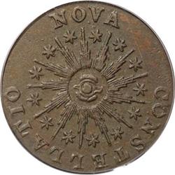 1785 COPPER Nova Constellatio Copper, Pointed