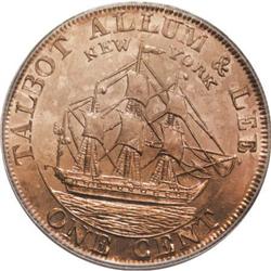 1794 1C Talbot, Allum & Lee Cent, NEW YORK MS66
