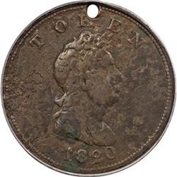 1820 TOKEN North West VG8 PCGS