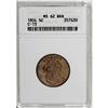 Image 1 : 1804 1/2 C Plain 4, No Stems MS62 Brown ANACS