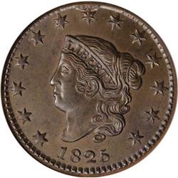 1825 1C MS64 Brown NGC