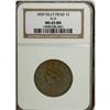 Image 3 : 1839 1C Silly Head MS65 Brown NGC