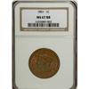 Image 3 : 1851 1C MS67 Red and Brown NGC